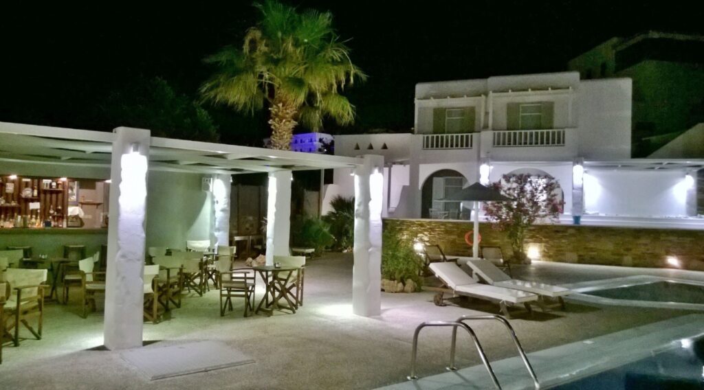 DECOR Πατητή Τσιμεντοκονία - Ξενοδοχείο, Ίος